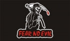Fear no evil grim reaper flag 5x3ft