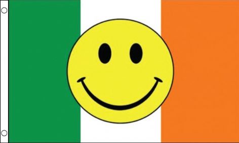 Ireland smile flag 5ft x 3ft