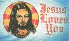 Jesus loves you flag 5ft x 3ft