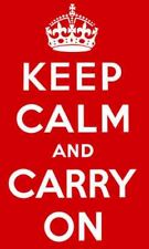 Keep calm and carry on flag red 5ft x 3ft