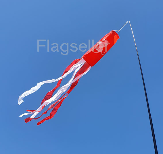 Kent tube windsock 60" for telescopic flag pole festivals camping High quality