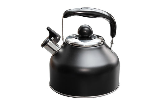 Whistling kettle for camping cookers or induction hobs by Outdoor Revolution