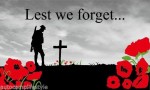 Lest we forget flag 5x3ft New style