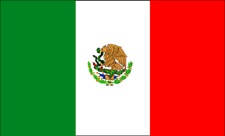 Mexico flag 5ft x 3ft