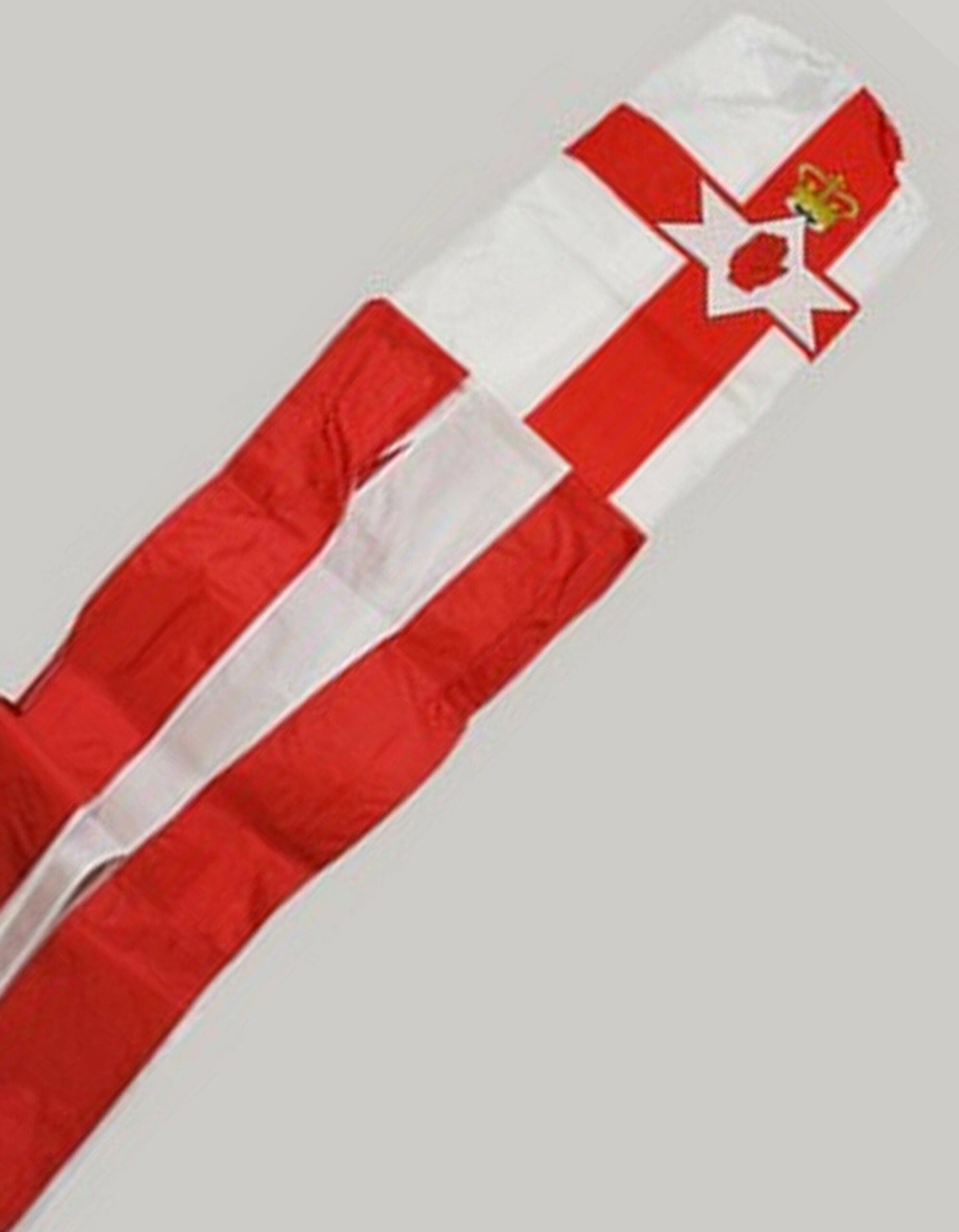 Windsack mit Nordirland-Flagge, 60 Zoll, mit Schwänzen
