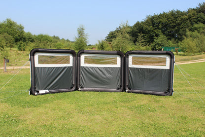 Outdoor Revolution Oxygen Air Beam Windbreak Ensemble de 3 panneaux avec système de gonflage facile de haute qualité