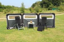 Outdoor Revolution Oxygen Air beam windbreak 3 panel set  with easy inflate system high quality