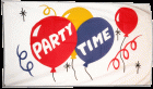 Party time flag 5ft x 3ft