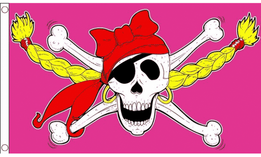 Piratenmädchen-Flagge 5 Fuß x 3 Fuß