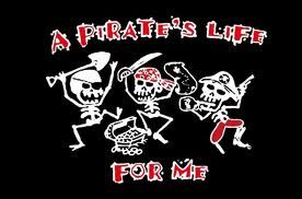 Pirates life for me flag 5ft x3ft