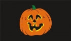 Halloween pumpkin jack o lantern flag 5x3ft
