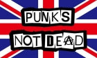 Punks not dead flag 5ft x 3ft