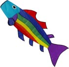 Rainbow fish windsock
