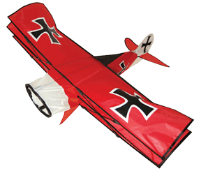 Red baron Tri-plane kite