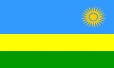Rwanda flag 5ft x 3ft