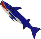 Shark windsock - Blue