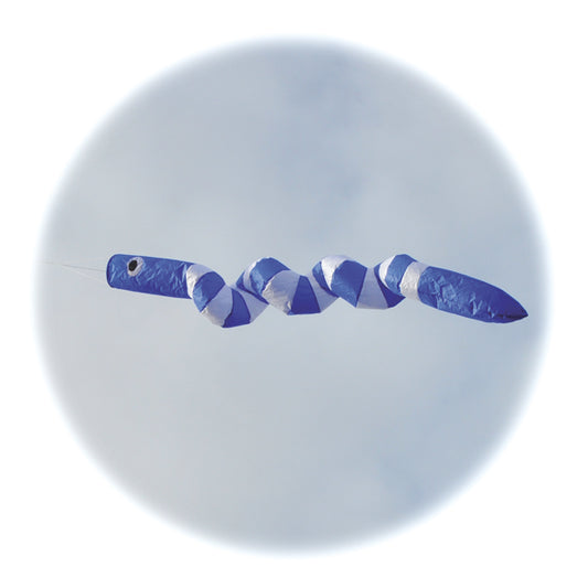 Snake Spinner - Linge de ligne ROYAL BLUE / WHT par Spirit of Air NOUVEAU