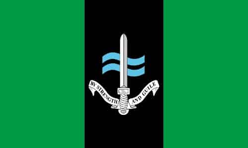 Special boat service SBS flag 5ft x 3ft with eyelets