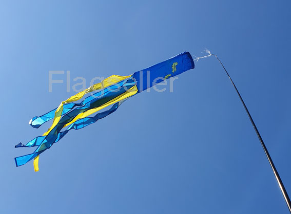 Sussex flag tube windsock 60" for telescopic pole High quality