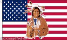 USA indian american flag 5ft x3ft