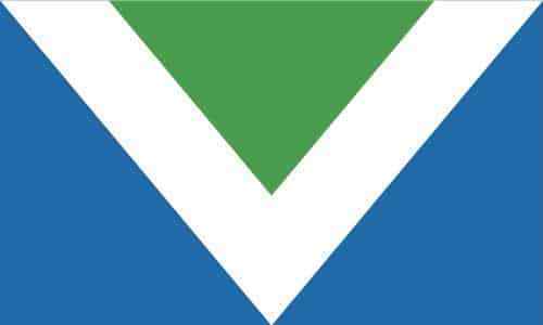 Vegane Polyesterflagge 5 Fuß x 3 Fuß mit Ösen