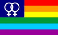 Rainbow Venus flag 5ft x 3ft