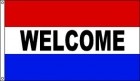 Welcome flag 5ft x 3ft